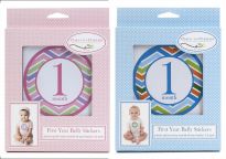 First Year Belly Stickers from Child to Cherish – in pink or blue